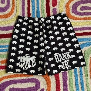 VTG Hank Jr. Promotional Tour Glow in the Dark Pig Shorts